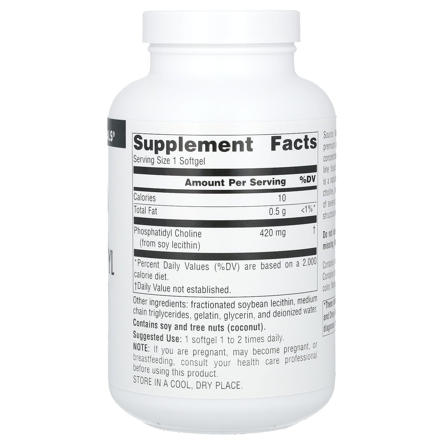 Source Naturals, Phosphatidyl Choline, 420 mg, 180 Softgels