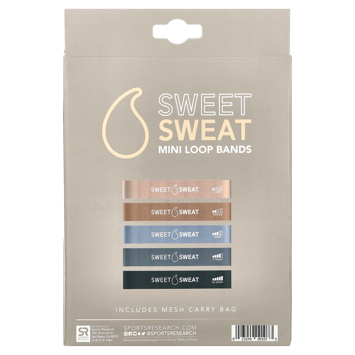 Sports Research, Sweet Sweat®, Mini Loop Bands, 5 Loop Bands