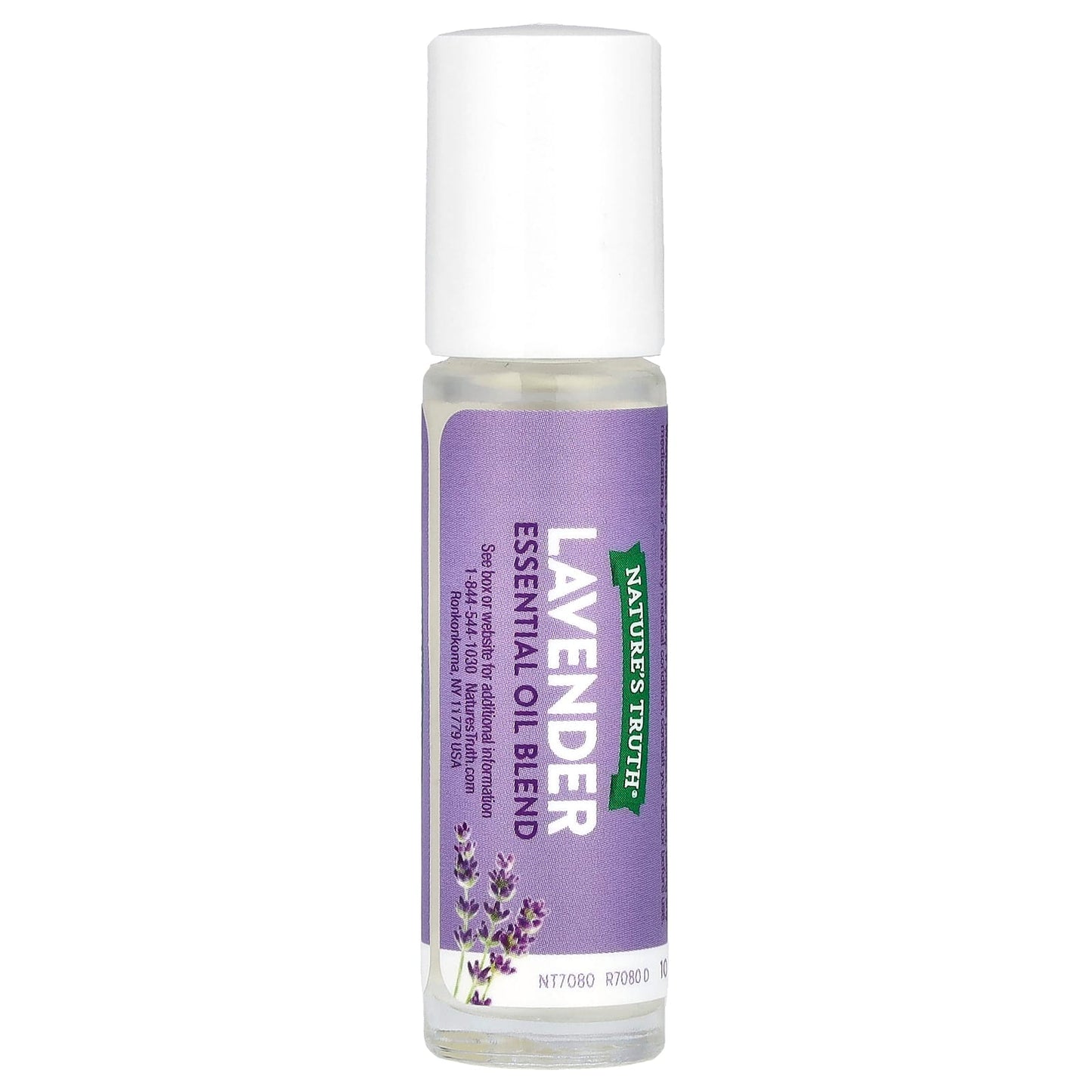 Nature's Truth, Essential Oil, On The Go Roll-On, Rejuvenating Lavender, 0.33 fl oz (10 ml)