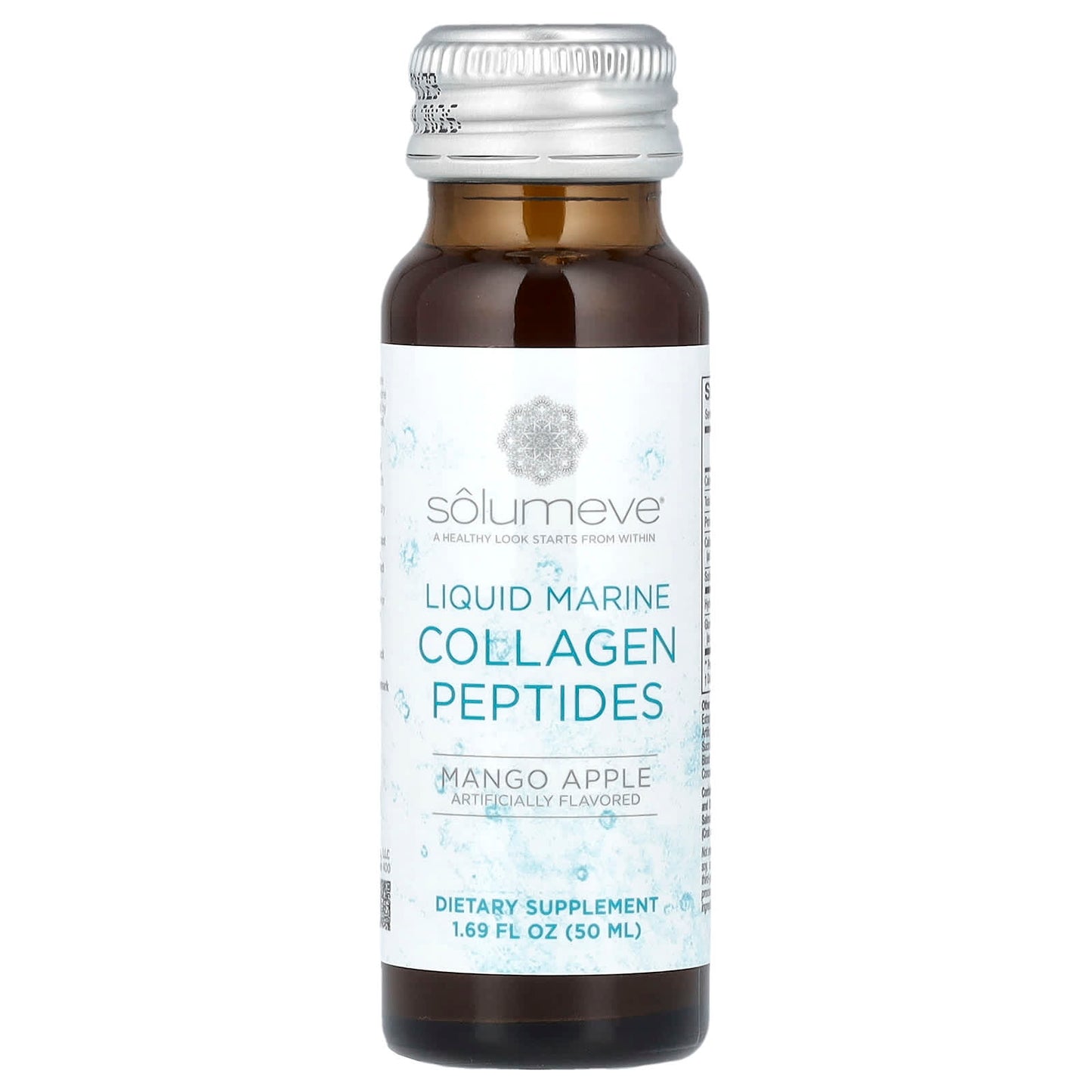 Solumeve, Liquid Marine Collagen Peptides, Mango Apple, 10 Bottles, 1.69 fl oz (50 ml) Each