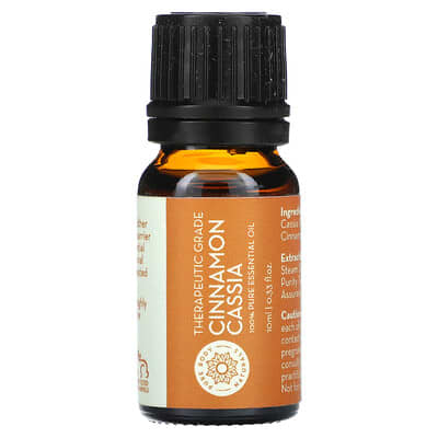 Pure Body Naturals, Essential Oil, Cinnamon Cassia, 0.33 fl (10 ml)