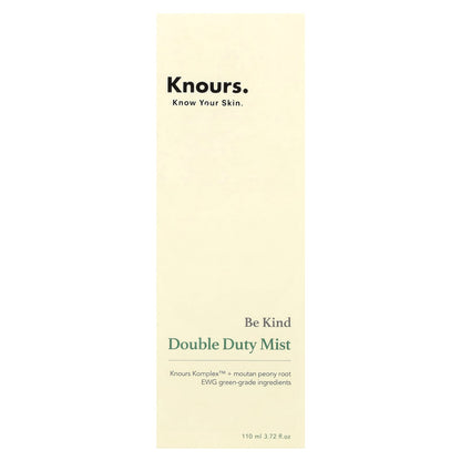 Knours, Be Kind, Double Duty Mist, 3.72 fl oz (110 ml)