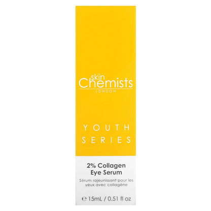 skinChemists, Youth Series, 2% Collagen Eye Serum, 0.51 fl oz (15 ml)