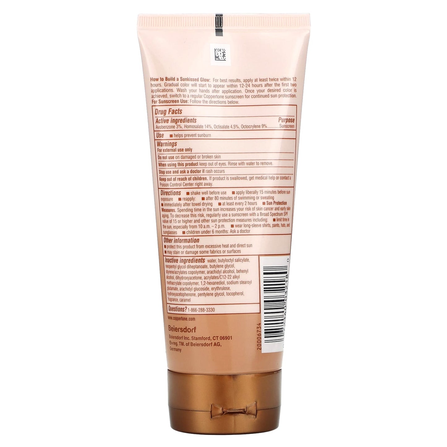 Coppertone, Glow, Protect & Tan, SPF 30, 5 fl oz (148 ml)