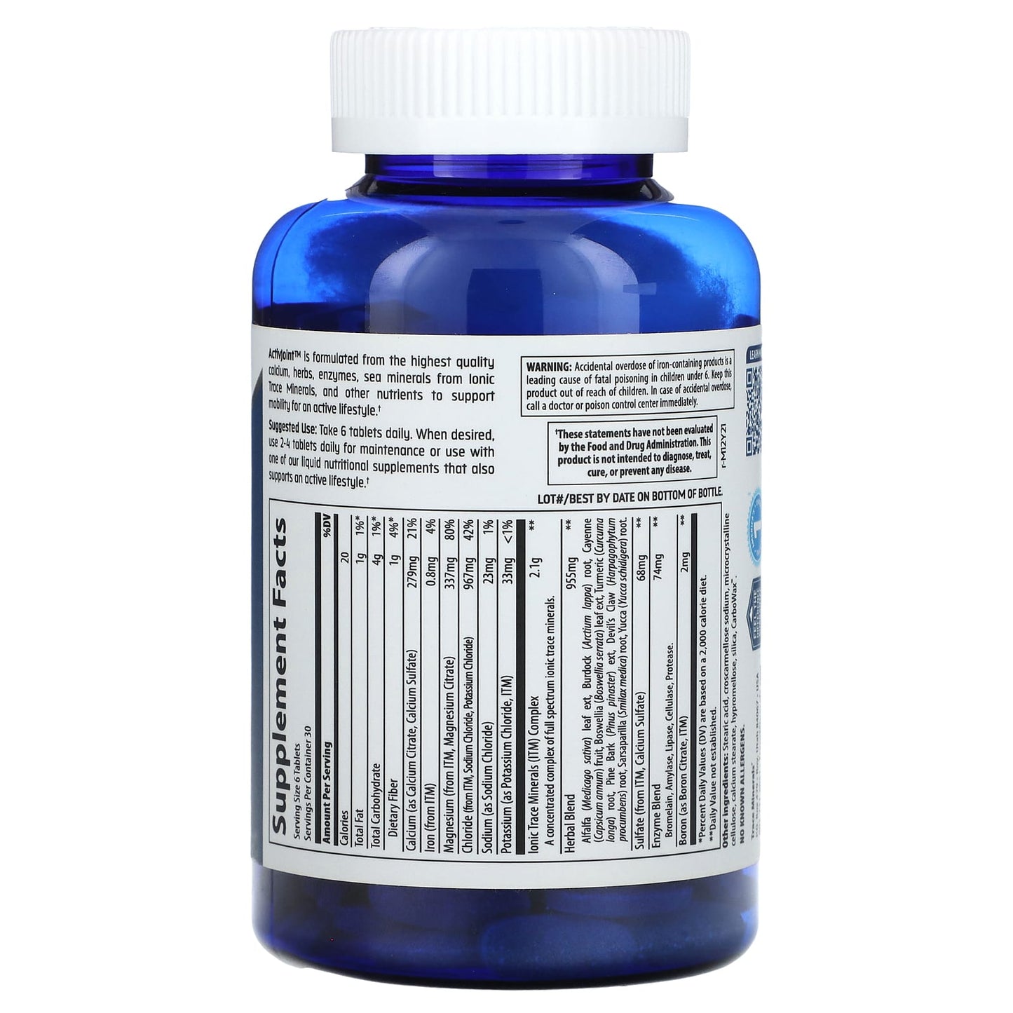 Trace, ActivJoint, 180 Tablets