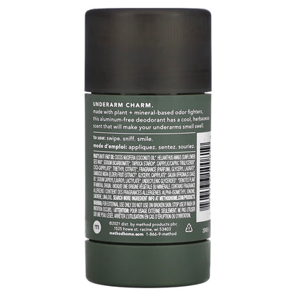 Method, Men, Aluminum Free Deodorant, Juniper + Sage, 2.65 oz (75 g)
