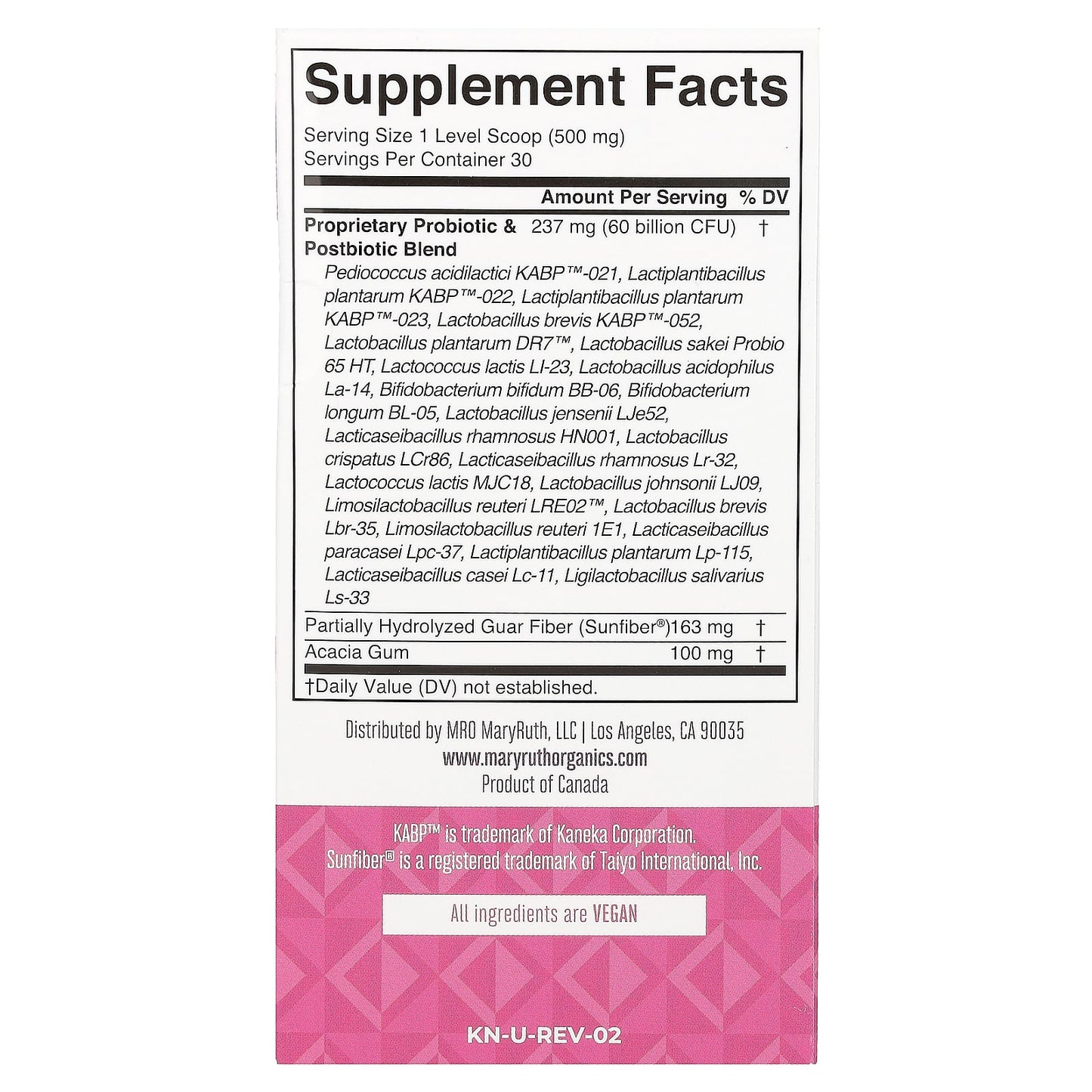 MaryRuth's, 3-in-1 Daily Menopause Support, Unflavored, 60 Billion CFU, 0.5 oz (15 g)