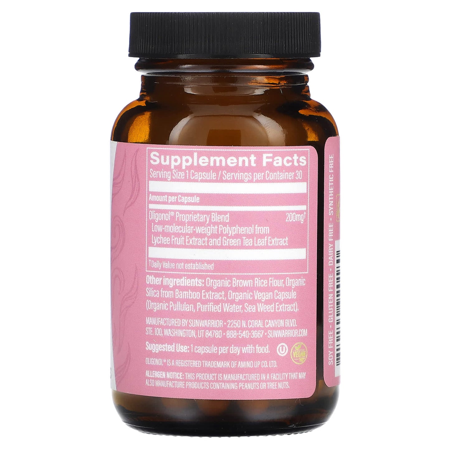 Sunwarrior, Shape, Burn, Weight Management, 30 Vegan Capsules