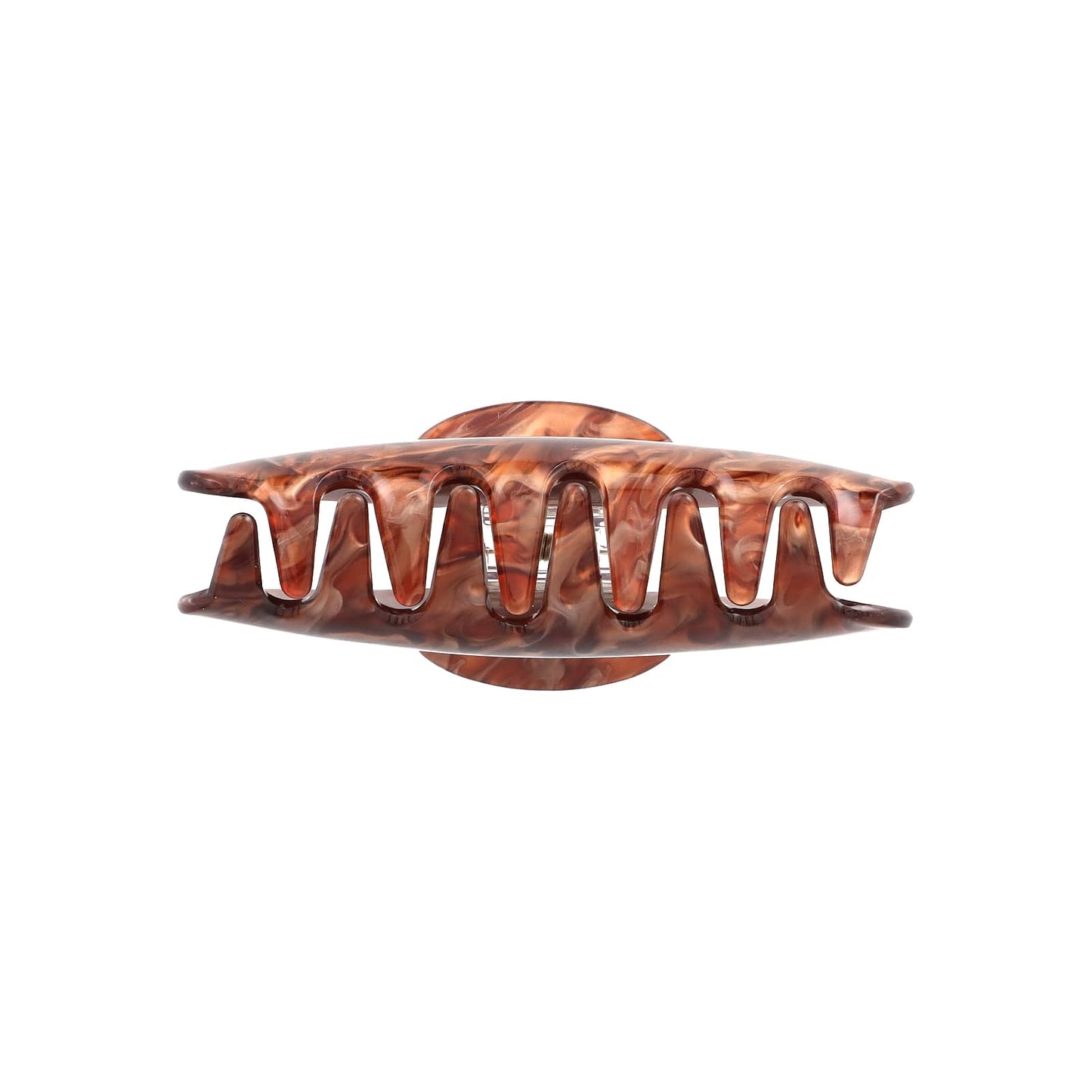 Kitsch, Marble Claw Clip, Brunette, 1 Clip