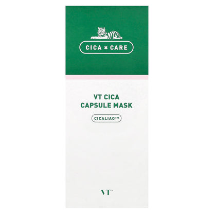 VT Cosmetics, VT Cica Capsule Beauty Mask, 10 Count, (7.5 g) Each