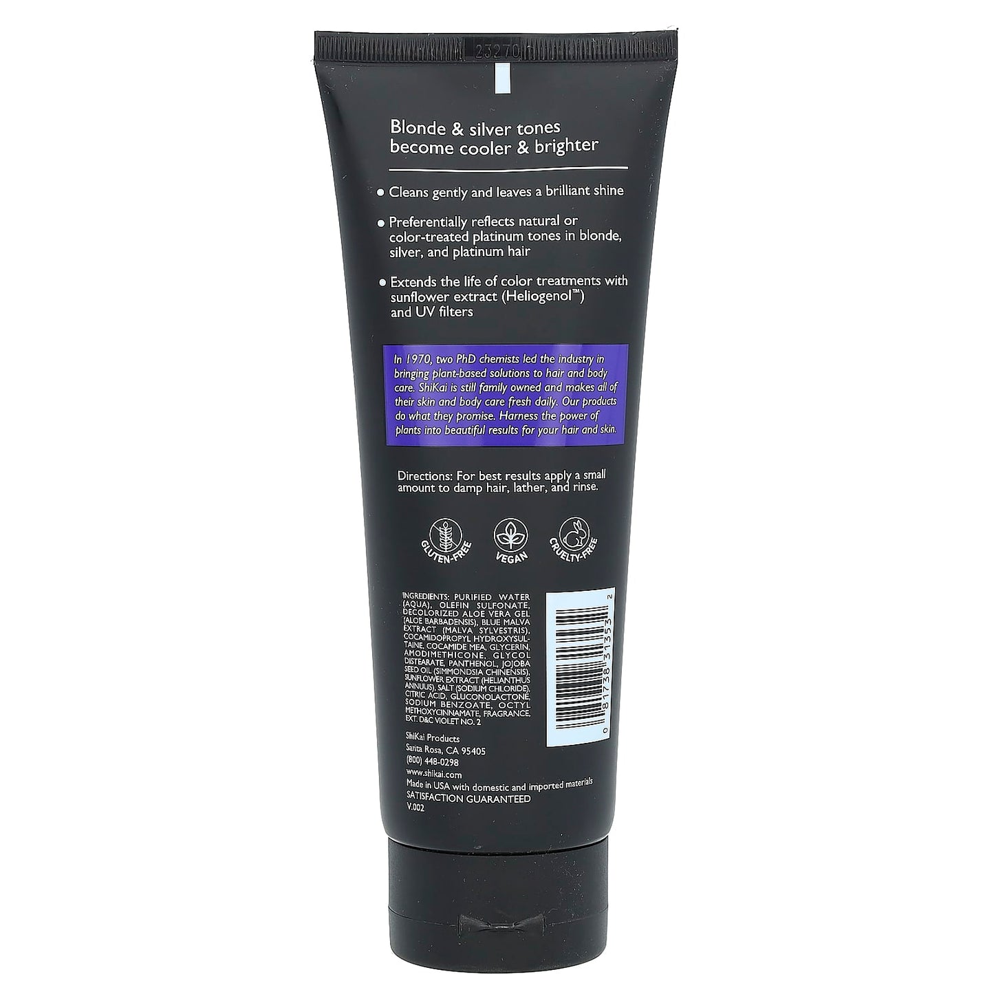 Shikai, Color Reflect, Shampoo, Platinum, 8 fl oz (238 ml)