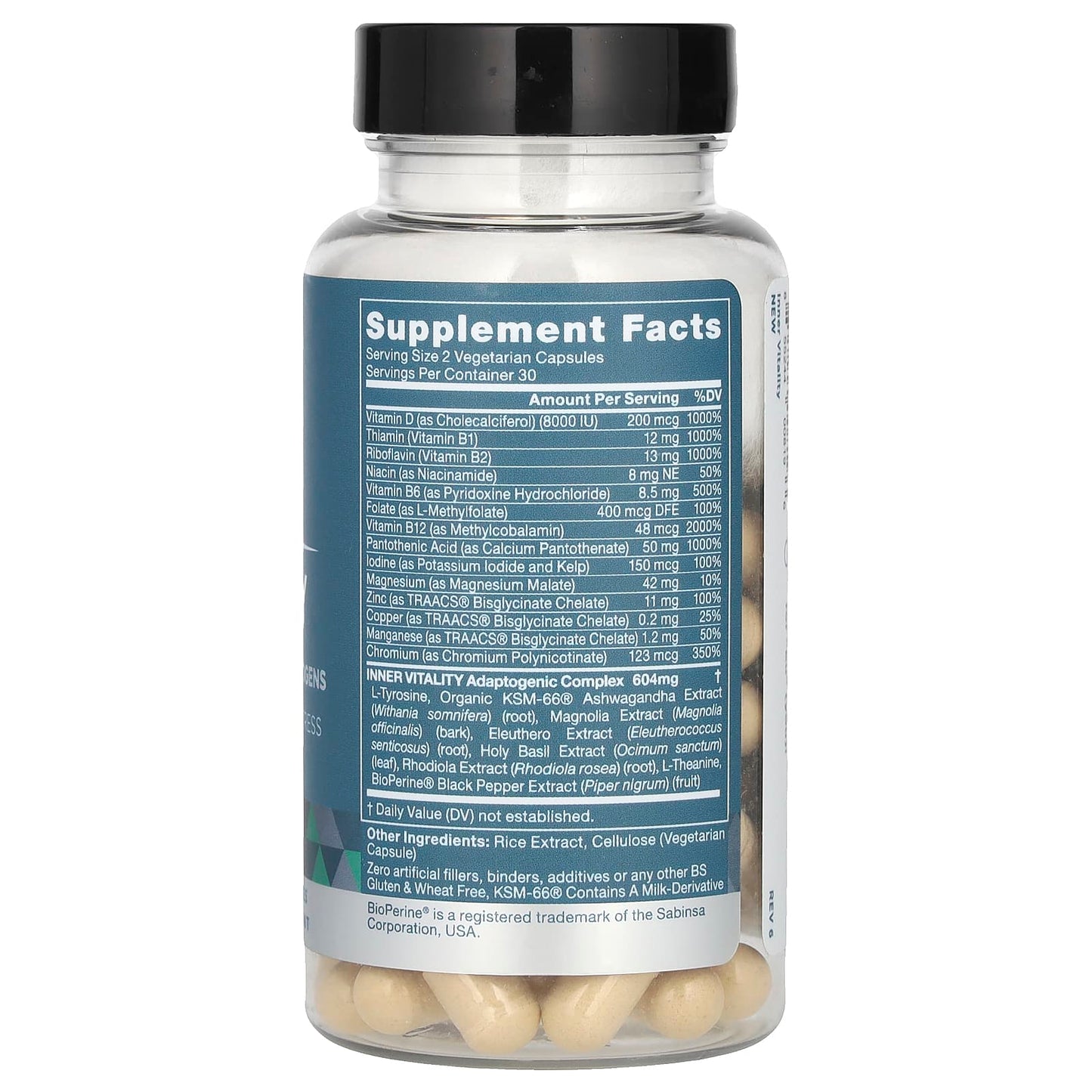 Eu Natural, Inner Vitality, 60 Vegetarian Capsules