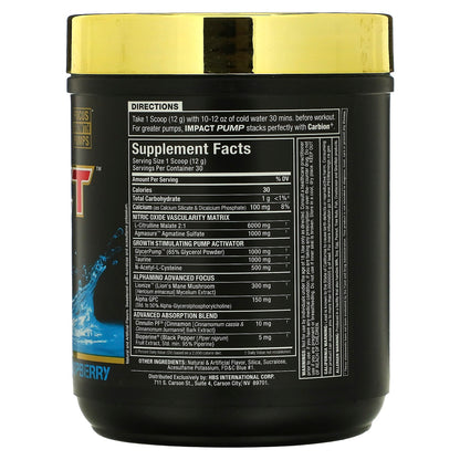 ALLMAX, IMPACT™ PUMP, Blue Raspberry, 12.7 oz (360 g)