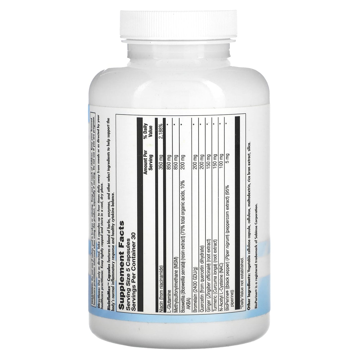 Nutra BioGenesis, BioInflaMax Capsules, 150 Capsules