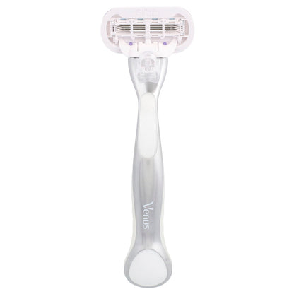 Gillette, Venus, Deluxe Smooth Platinum, 1 Razor, 2 Cartridges