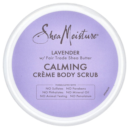 SheaMoisture, Calming Creme Body Scrub, Lavender, 11.3 oz (320 g)