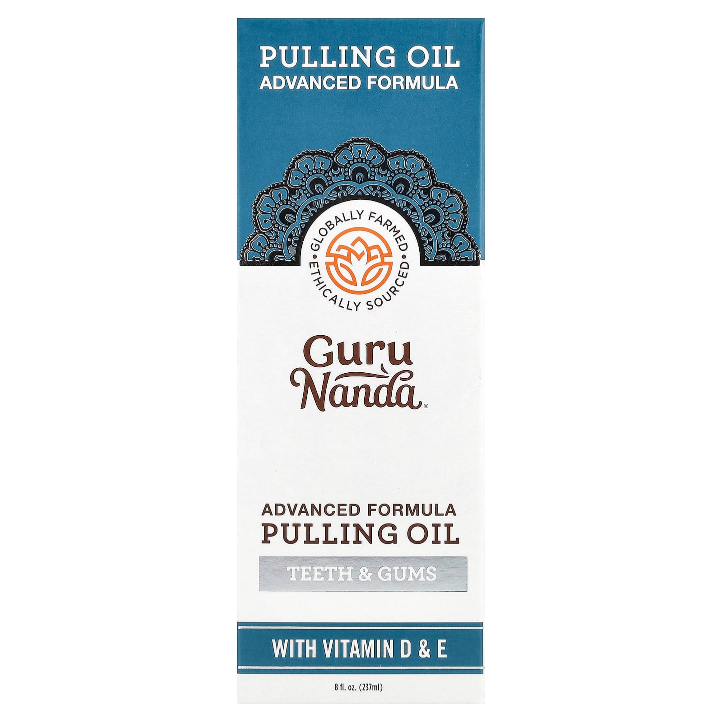 GuruNanda, Advanced Formula Pulling Oil, Teeth & Gums, 3 Count