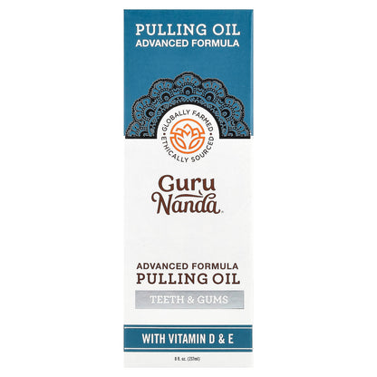 GuruNanda, Advanced Formula Pulling Oil, Teeth & Gums, 3 Count