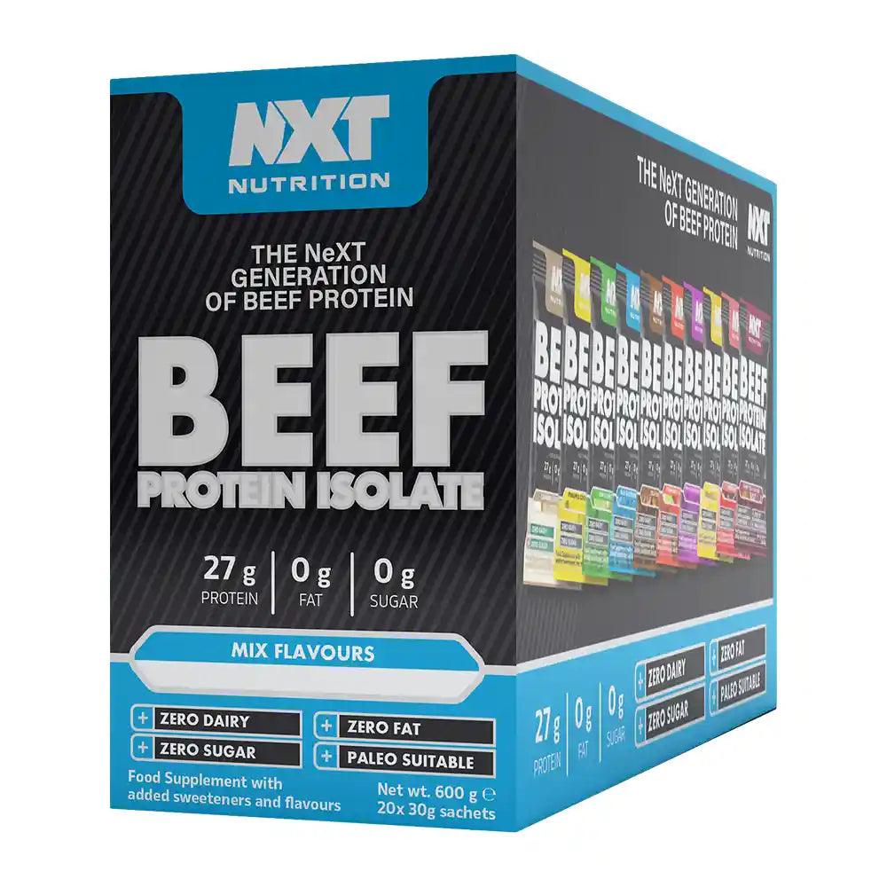 NXT Beef Protein Isolate Sample Box (20 sachets)