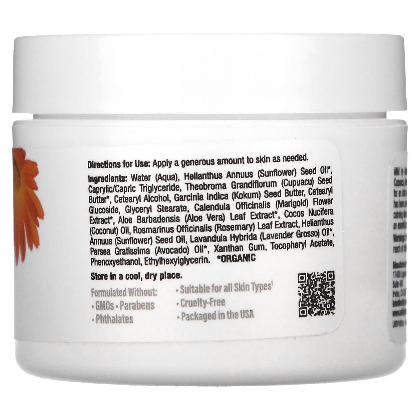 Mild By Nature, Calendula Cream, 2 oz (56 g)