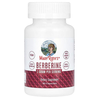MaryRuth's, Berberine, 1 g, 60 Capsules (500 mg Per Capsule)