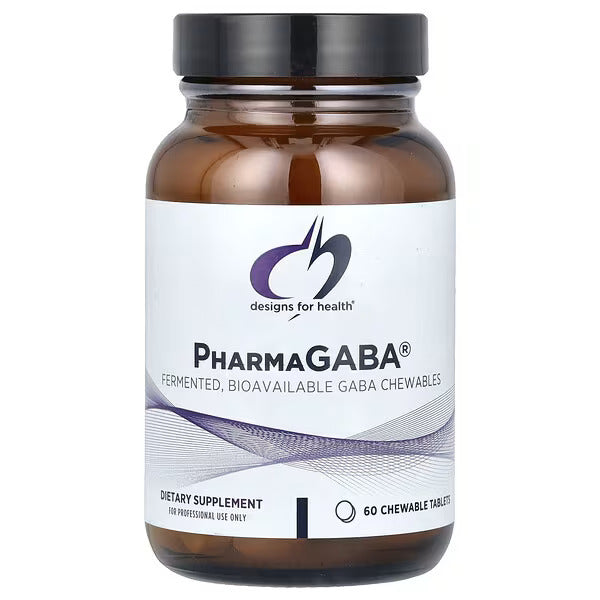 Designs For Health, PharmaGABA®, 60 Chewable Tablets