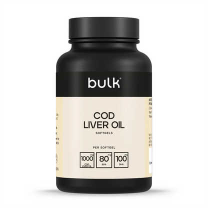Bulk Cod Liver Oil 1000mg 90 Softgels